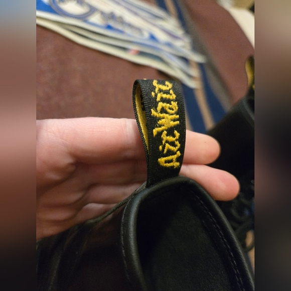 Dr. Martens 1460 W Leather Lace Up Boots Ladies Size 6US USED - Picture 4 of 9